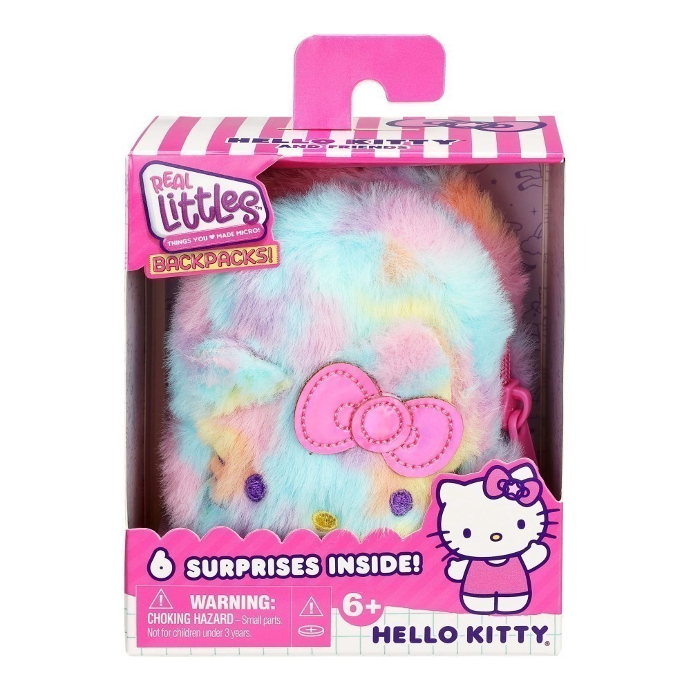 【成品潮玩】MOOSE REAL LITTLES Sanrio 三麗鷗 凱蒂貓和好朋友 背包吊飾 HELLO KITTY-細節圖8