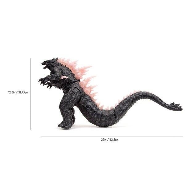 🔥成品潮玩🔥JADA TOYS 新帝國 Godzilla 哥吉拉與金剛 12吋 覺醒 RC 遙控玩具 發光 免運費-細節圖2