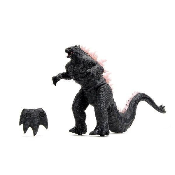 🔥成品潮玩🔥JADA TOYS 新帝國 Godzilla 哥吉拉與金剛 12吋 覺醒 RC 遙控玩具 發光 免運費-細節圖6