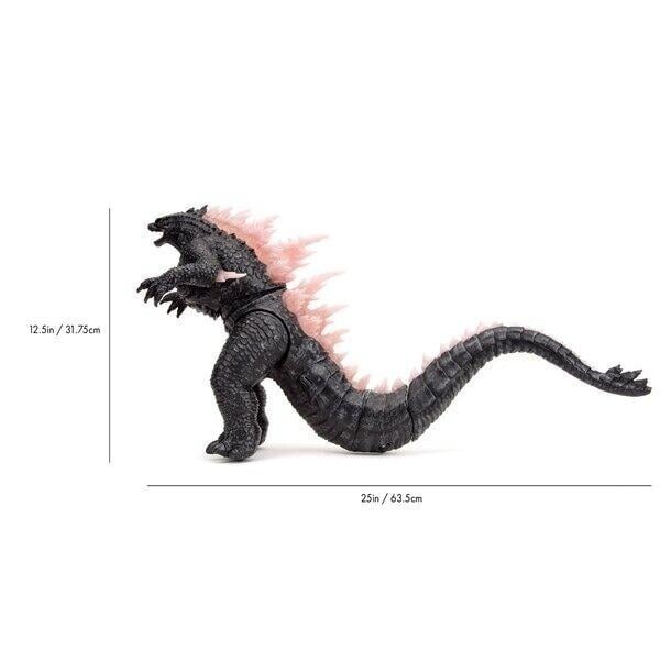 🔥成品潮玩🔥JADA TOYS 新帝國 Godzilla 哥吉拉與金剛 12吋 覺醒 RC 遙控玩具 發光 免運費-細節圖2