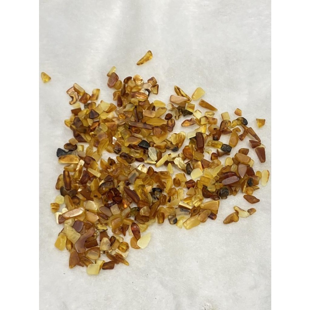 【萬年之約】天然琥珀原礦碎石｜蜜蠟 金珀 混合款 質地溫潤 輕盈透亮｜消磁淨化 標本收藏 居家能量造景 50g/份-細節圖3