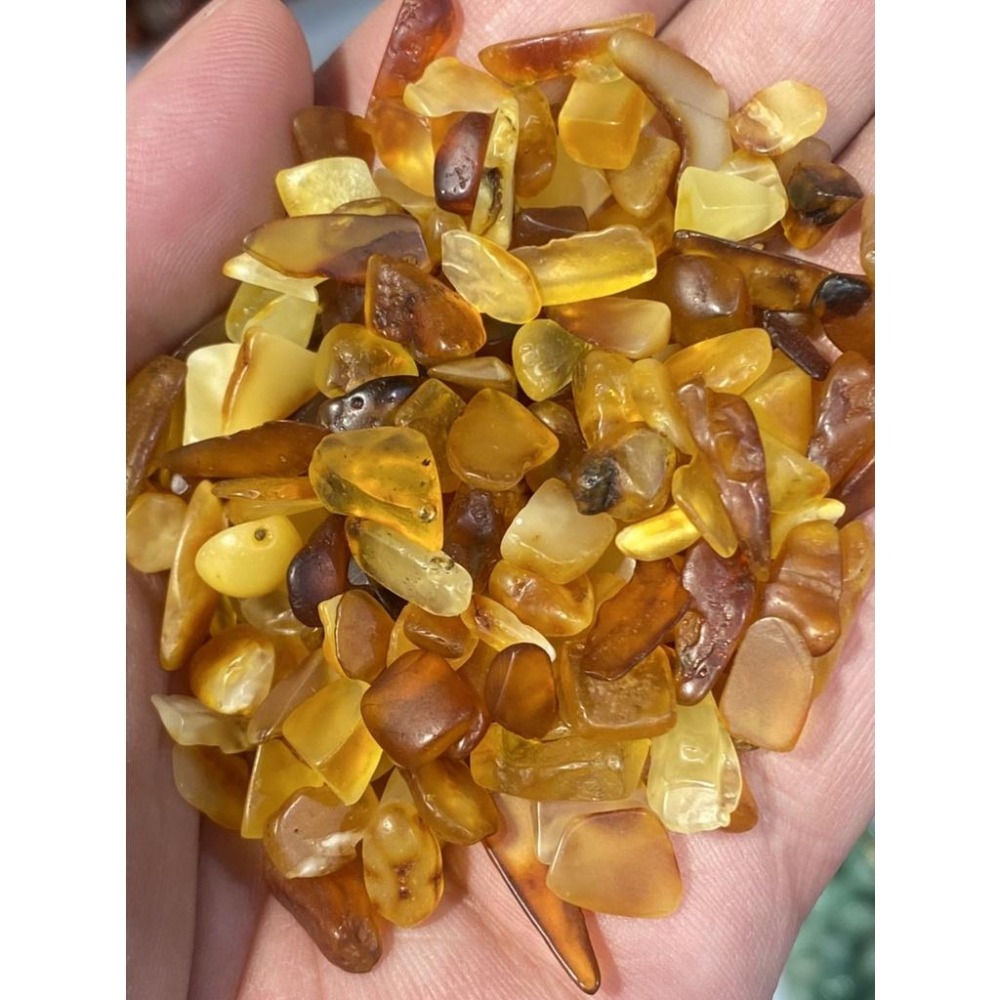 【萬年之約】天然琥珀原礦碎石｜蜜蠟 金珀 混合款 質地溫潤 輕盈透亮｜消磁淨化 標本收藏 居家能量造景 50g/份-細節圖6