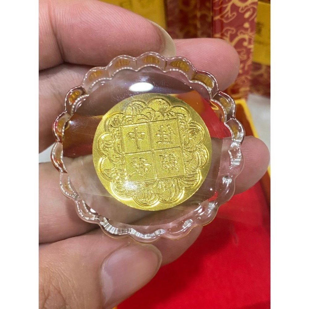 中秋節紀念金月餅 黃金月餅紀念盒 (非食品) 小巧精美 附證書 中秋節限量款-細節圖5
