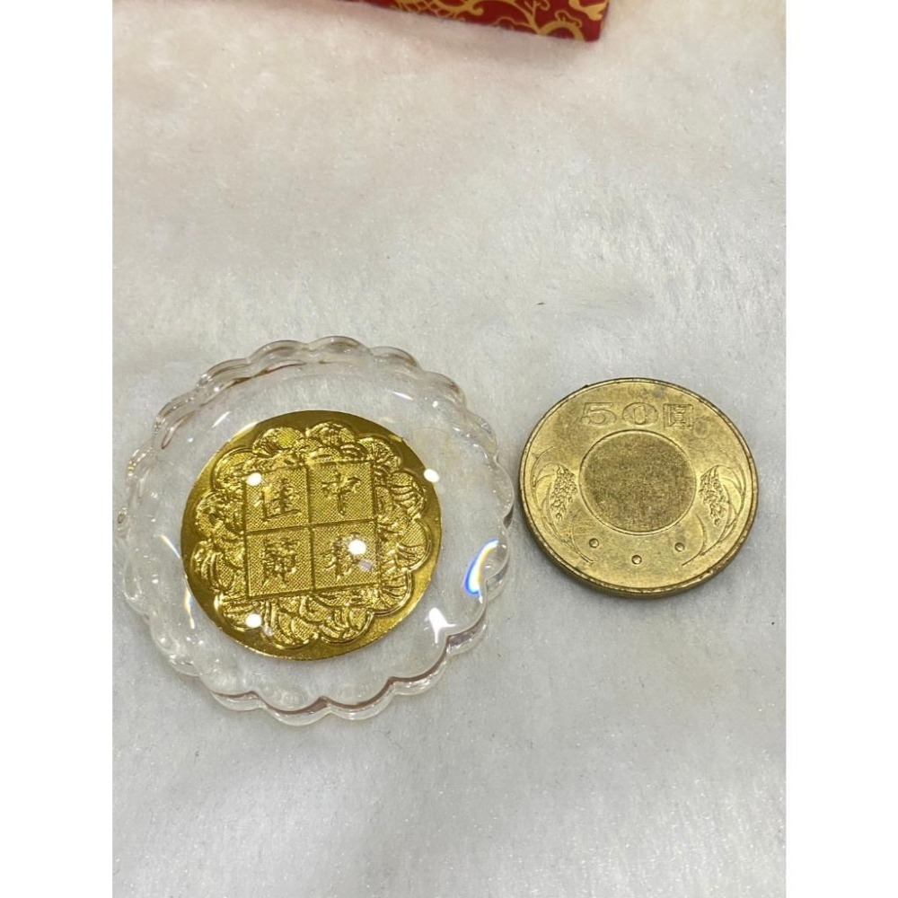 中秋節紀念金月餅 黃金月餅紀念盒 (非食品) 小巧精美 附證書 中秋節限量款-細節圖6