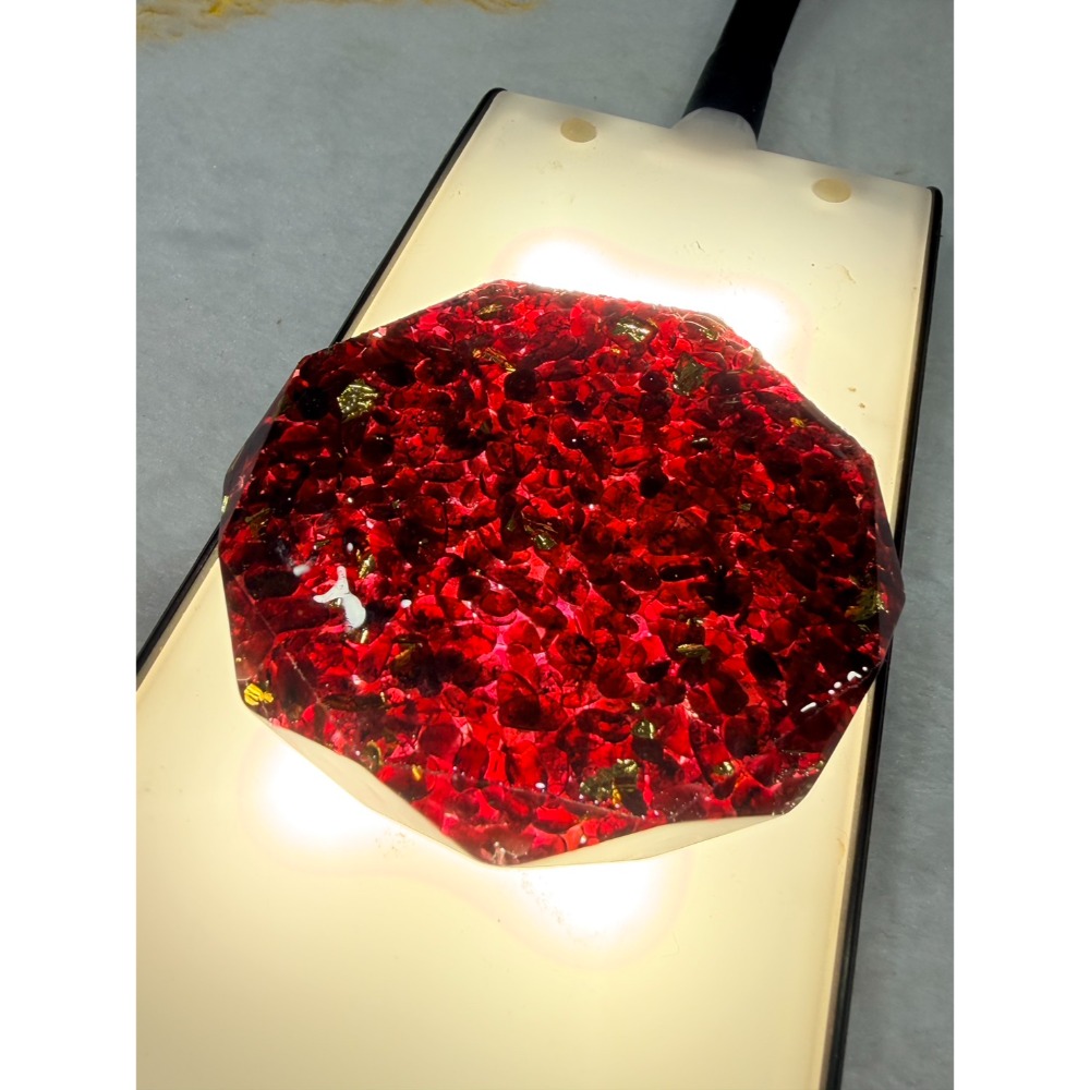 ✨宇宙頻率的微型工廠 ✨ 手作八角奧根能量盤。以八方圓滿之姿，灌注 12 種大地靈氣，轉化空間干擾，讓豐盛能量隨處發生-規格圖11