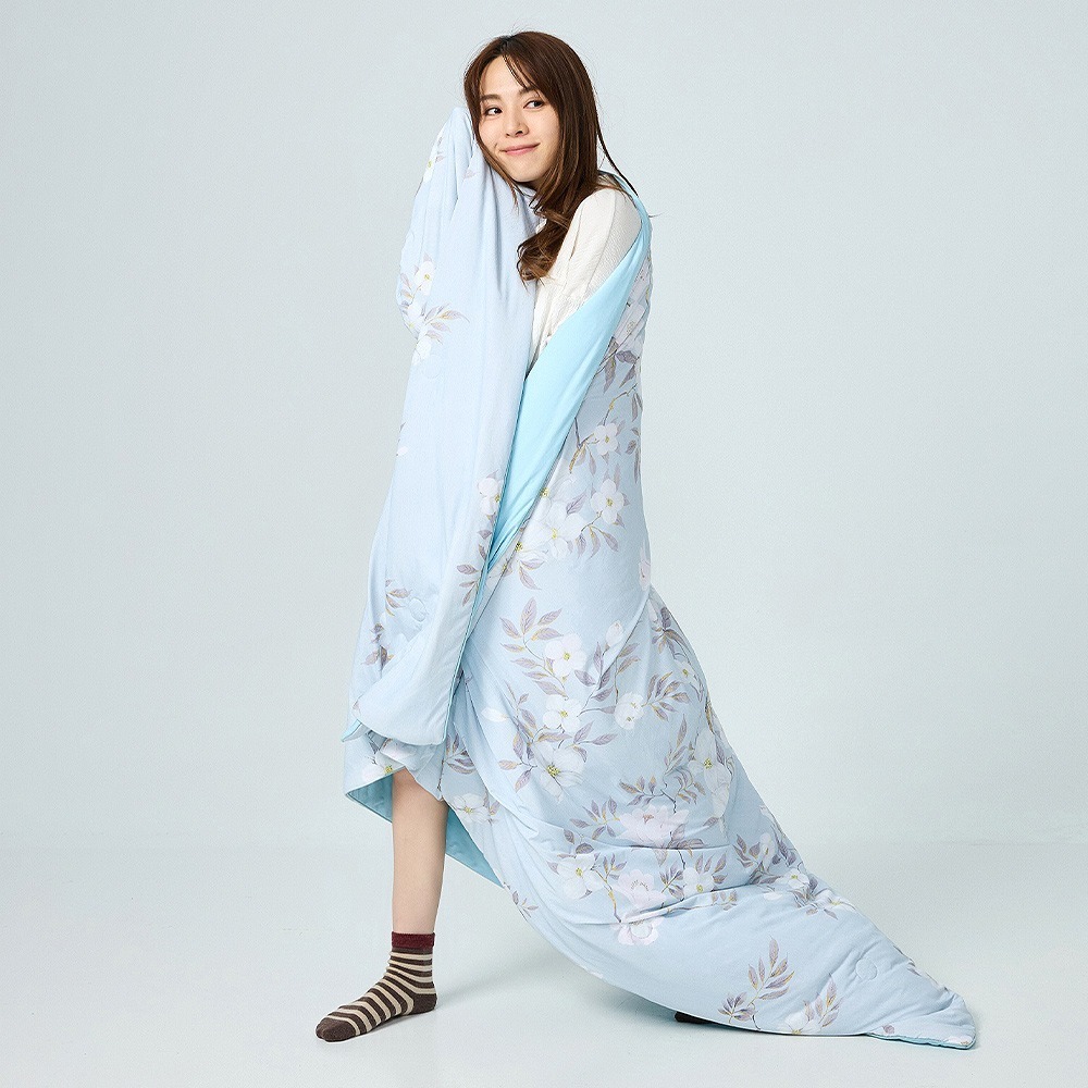 【金大器】冰分子極柔夏雪被 冰感被 涼感被 涼被 韓國市場棉被 冰淇淋被 韓國涼被 冰冰被 冰絲涼被 空調被 雲朵被-規格圖1