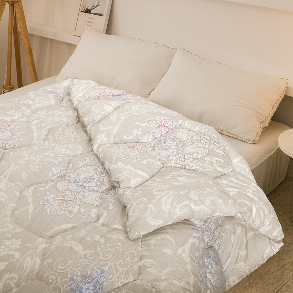 【金大器】韓系宮廷水立方羽絲絨發熱被 棉被 保暖被 冬被 類韓國棉被 保暖被 水洗被 加厚冬被 絨被-規格圖1