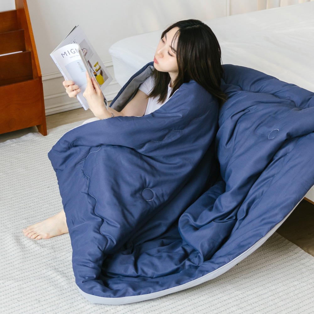 【金大器】石墨烯萊賽爾火山絨 脆可頌被 棉被 被子 可水洗冬被 雲朵被 保暖被 冬天棉被 類韓國棉被 四季被 冬被-規格圖1