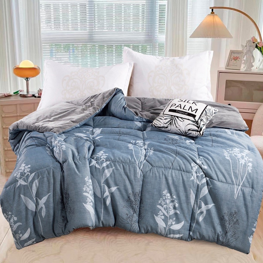 【金大器】石墨烯萊賽爾法蘭絨 暖可頌被 厚棉被 被子 韓國被子 冬天12月被 保暖被 可水洗被 棉被 四季被 冬被-規格圖1