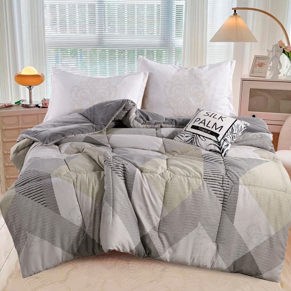 【金大器】石墨烯萊賽爾法蘭絨 暖可頌被 厚棉被 被子 韓國被子 冬天12月被 保暖被 可水洗被 棉被 四季被 冬被-規格圖1