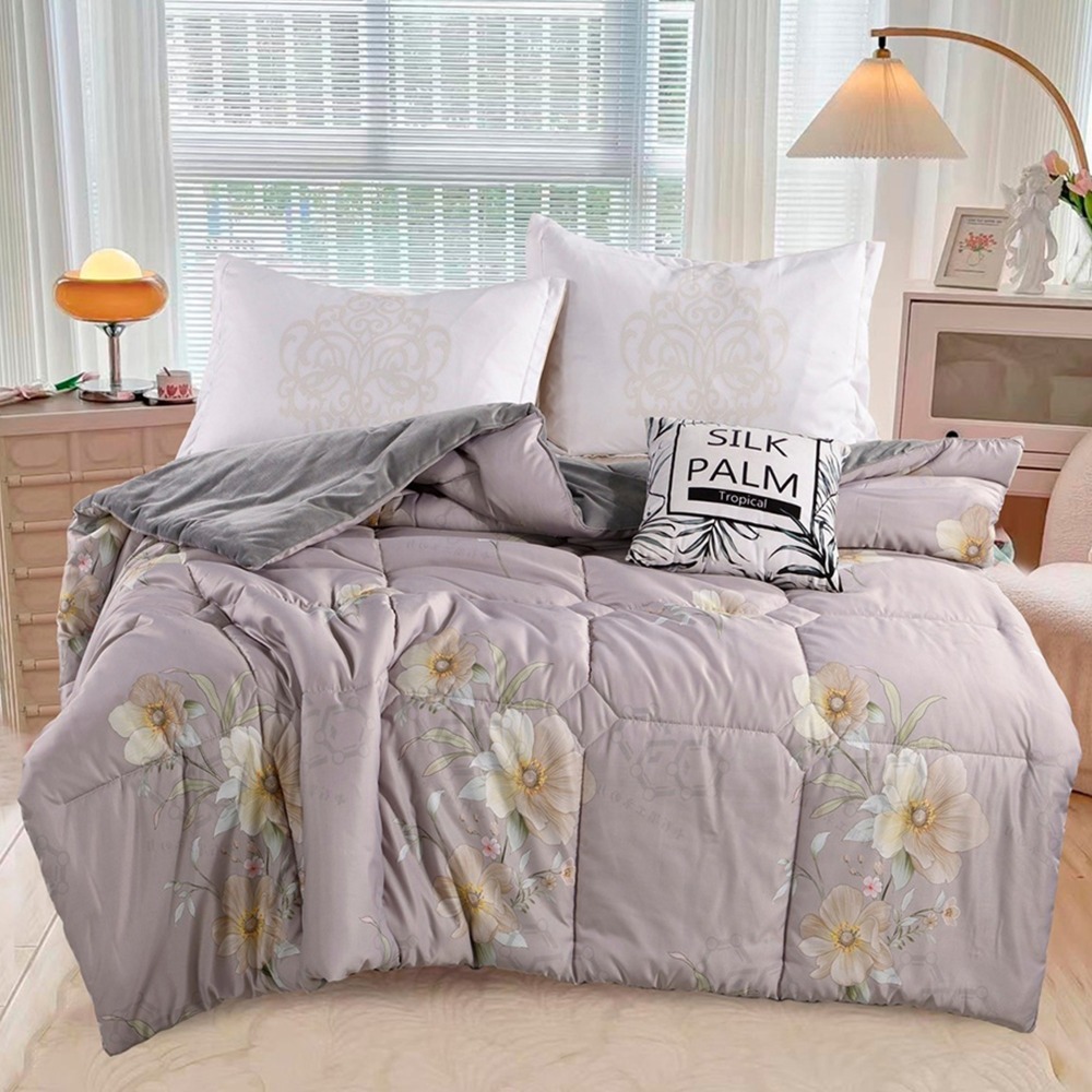 【金大器】石墨烯萊賽爾法蘭絨 暖可頌被 厚棉被 被子 韓國被子 冬天12月被 保暖被 可水洗被 棉被 四季被 冬被-規格圖1