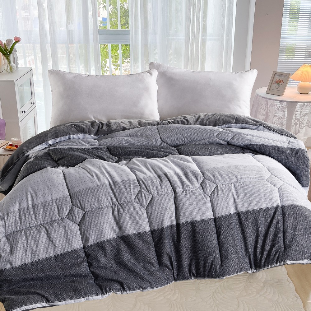 【金大器】石墨烯萊賽爾法蘭絨 暖可頌被 厚棉被 被子 韓國被子 冬天12月被 保暖被 可水洗被 棉被 四季被 冬被-規格圖1