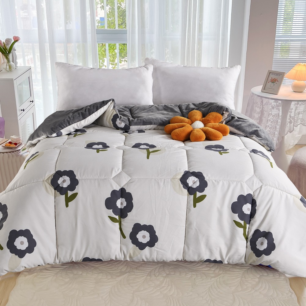 【金大器】石墨烯萊賽爾法蘭絨 暖可頌被 厚棉被 被子 韓國被子 冬天12月被 保暖被 可水洗被 棉被 四季被 冬被-規格圖1