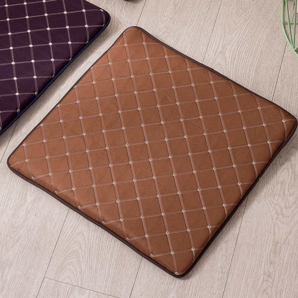 【金大器】尊爵立體緹花坐墊 50x50x3cm 記憶坐墊 沙發實木椅墊 日式坐墊 榻榻米 木椅專用靠墊 椅墊-規格圖1