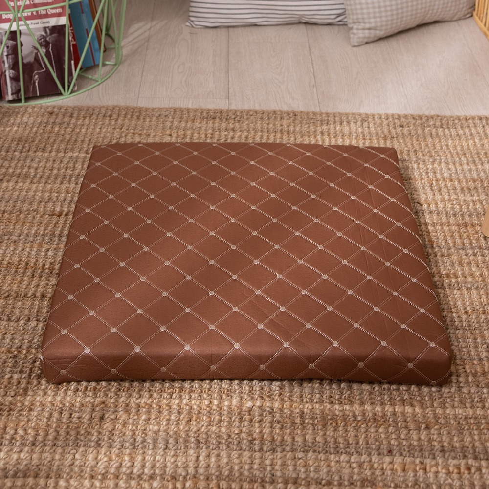 【金大器】尊爵立體緹花坐墊 50x50x5cm 記憶坐墊 沙發實木椅墊 日式坐墊 榻榻米 木椅專用靠墊 椅墊-規格圖1