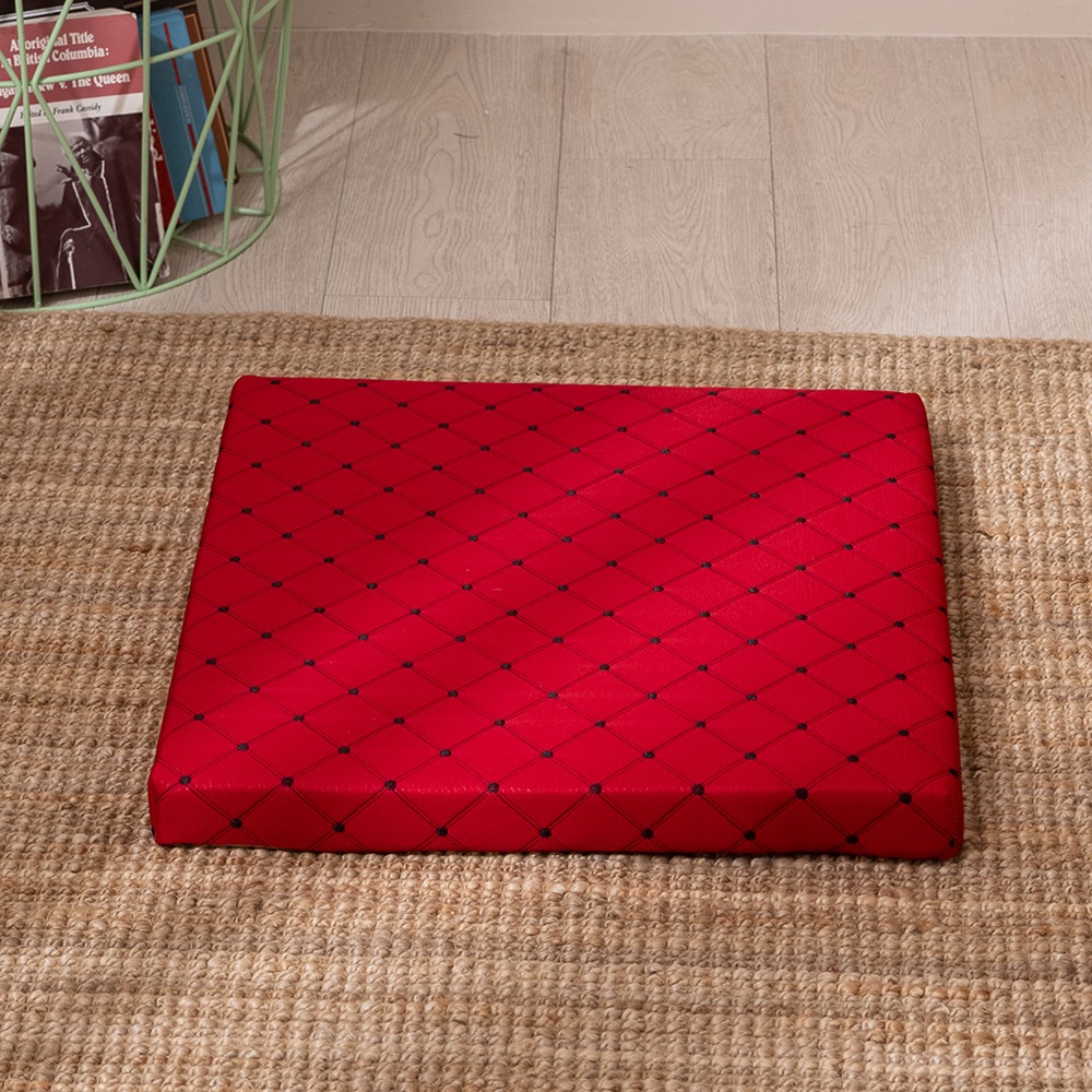 【金大器】尊爵立體緹花坐墊 50x50x5cm 記憶坐墊 沙發實木椅墊 日式坐墊 榻榻米 木椅專用靠墊 椅墊-規格圖1