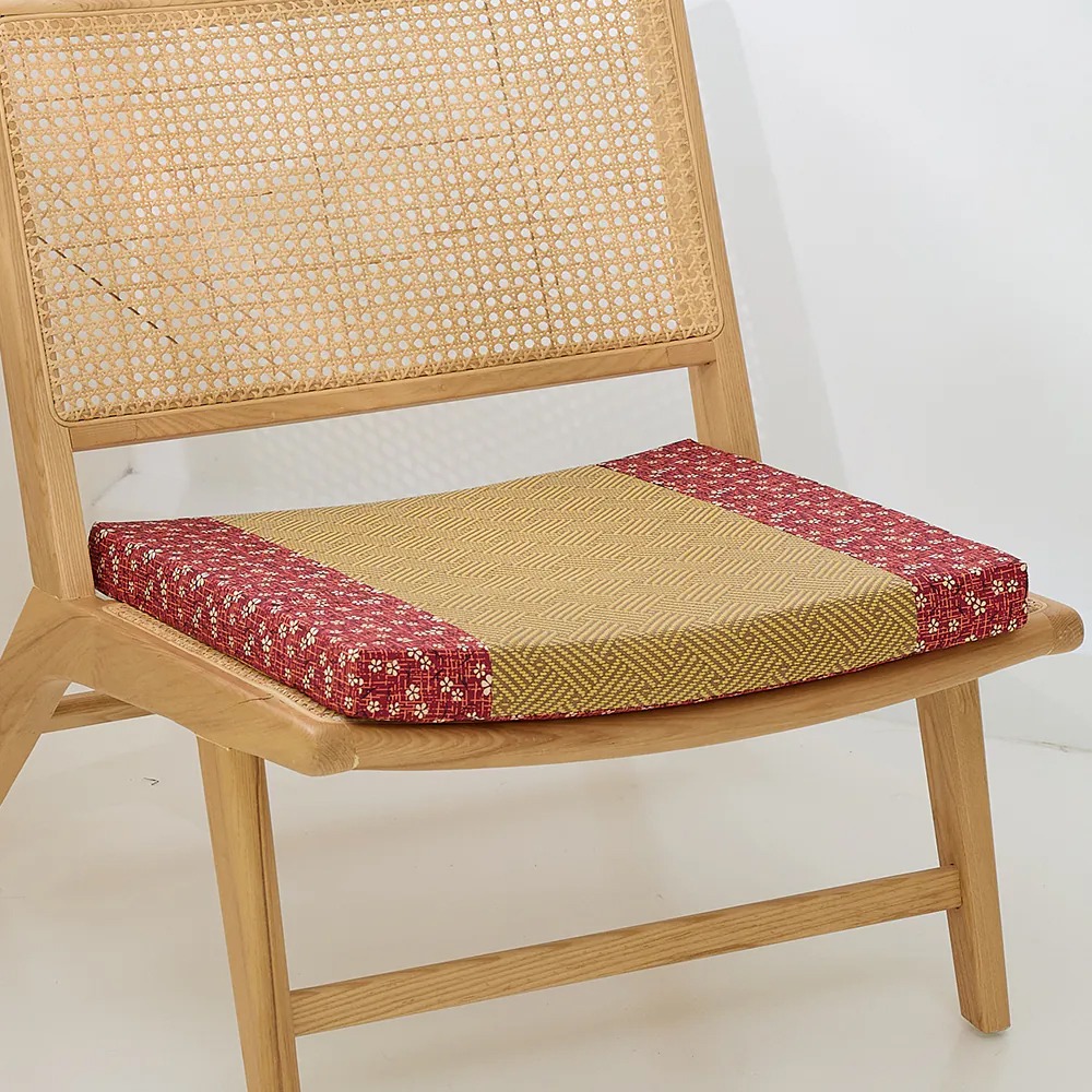 【金大器】日式和風立體紙纖維坐墊 54x56x5cm 記憶坐墊 沙發實木椅墊 日式坐墊 榻榻米 木椅專用靠墊 椅墊-規格圖1