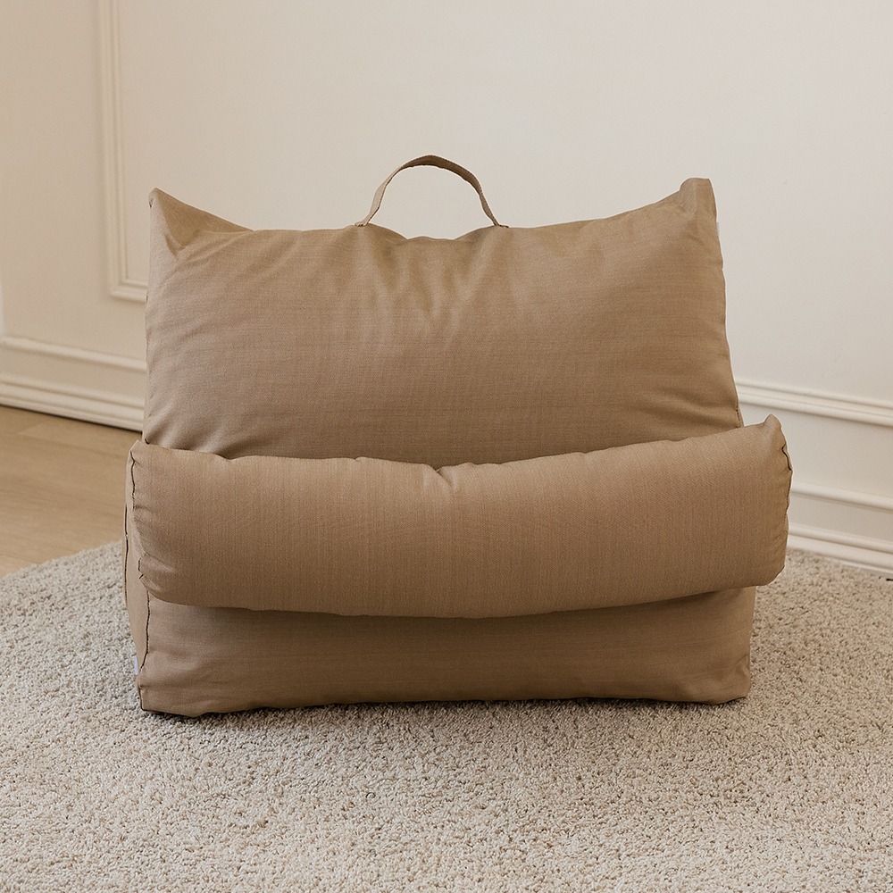 【金大器】多功能日系三角靠墊枕 大型64x32x50cm 懶人墊 靠枕 靠墊 床頭靠枕 抬腿枕 抱枕 腰靠枕-規格圖1