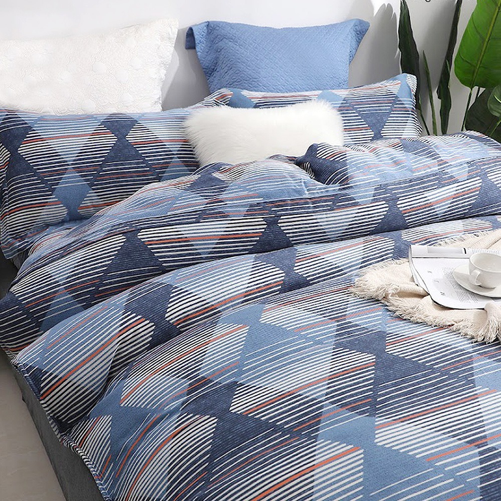 【金大器】60s天絲床包四件組 床寢 床單 兩用被 枕套 60支天絲 萊賽爾纖維 專櫃床包 雙人床包 天絲床包推薦-規格圖1