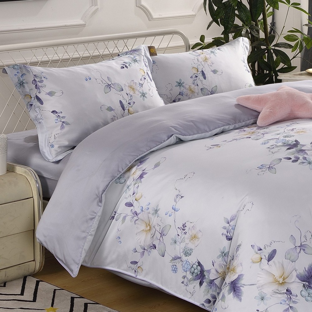 【金大器】60s天絲床包四件組 床寢 床單 兩用被 枕套 60支天絲 萊賽爾纖維 專櫃床包 雙人床包 天絲床包推薦-規格圖1