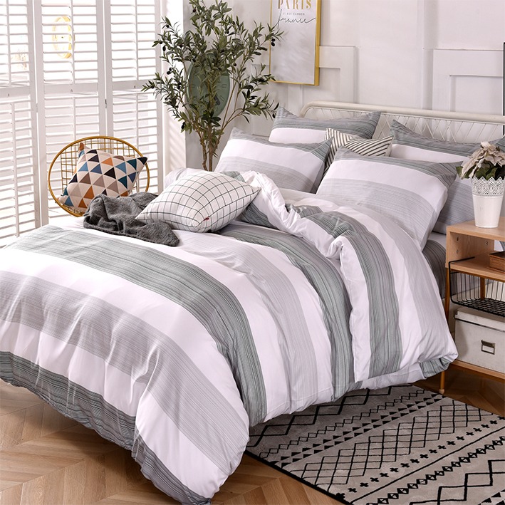 【金大器】銀離子天絲絨 床包四件組 床寢 床單 兩用被 套件組 薄床包 素色床包 高CP值床包-規格圖1