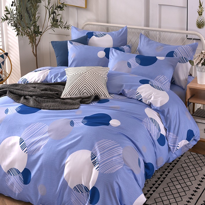 【金大器】銀離子天絲絨 床包四件組 床寢 床單 兩用被 套件組 薄床包 素色床包 高CP值床包-規格圖1