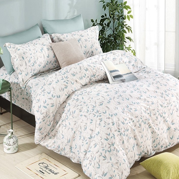 【金大器】3M天絲絨 床包四件組 床寢 床單 兩用被 套件組 薄床包 素色床包 高CP值床包-規格圖1