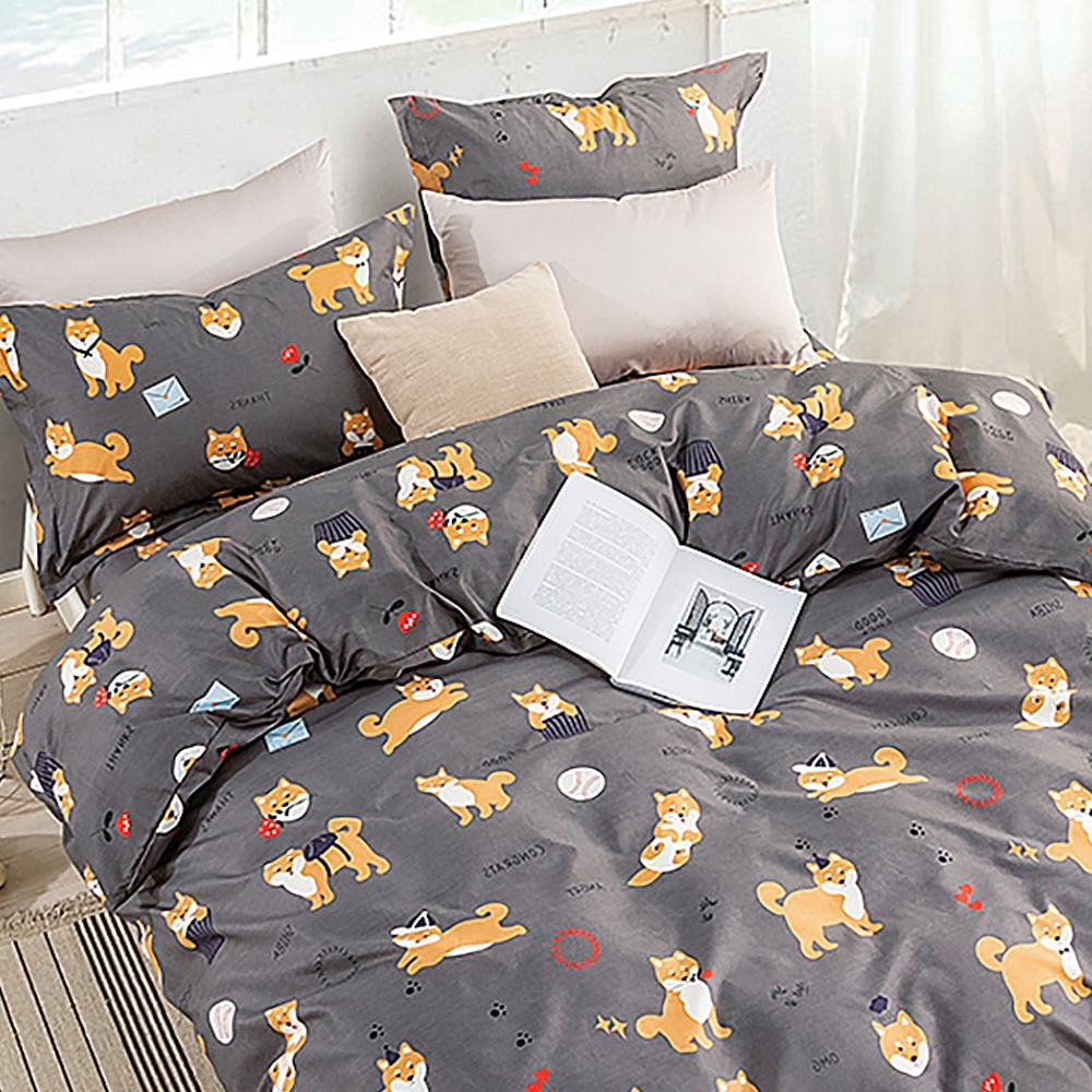 【金大器】天絲絨 床包四件組 床寢 床單 兩用被 套件組 薄床包 素色床包 高CP值床包-規格圖1