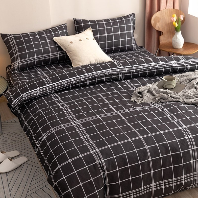 【金大器】天絲絨 床包四件組 床寢 床單 兩用被 套件組 薄床包 素色床包 高CP值床包-規格圖1