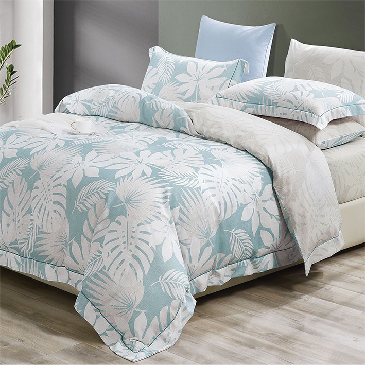 【金大器】50s萊賽爾纖維x3M吸濕排汗 床包四件組 床寢 床單 兩用被 套件組 薄床包 素色床包 高CP值床包-規格圖1