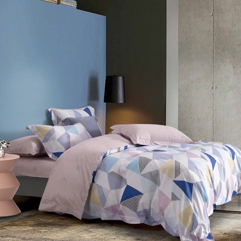 【金大器】50s萊賽爾纖維x3M吸濕排汗 床包四件組 床寢 床單 兩用被 套件組 薄床包 素色床包 高CP值床包-規格圖1