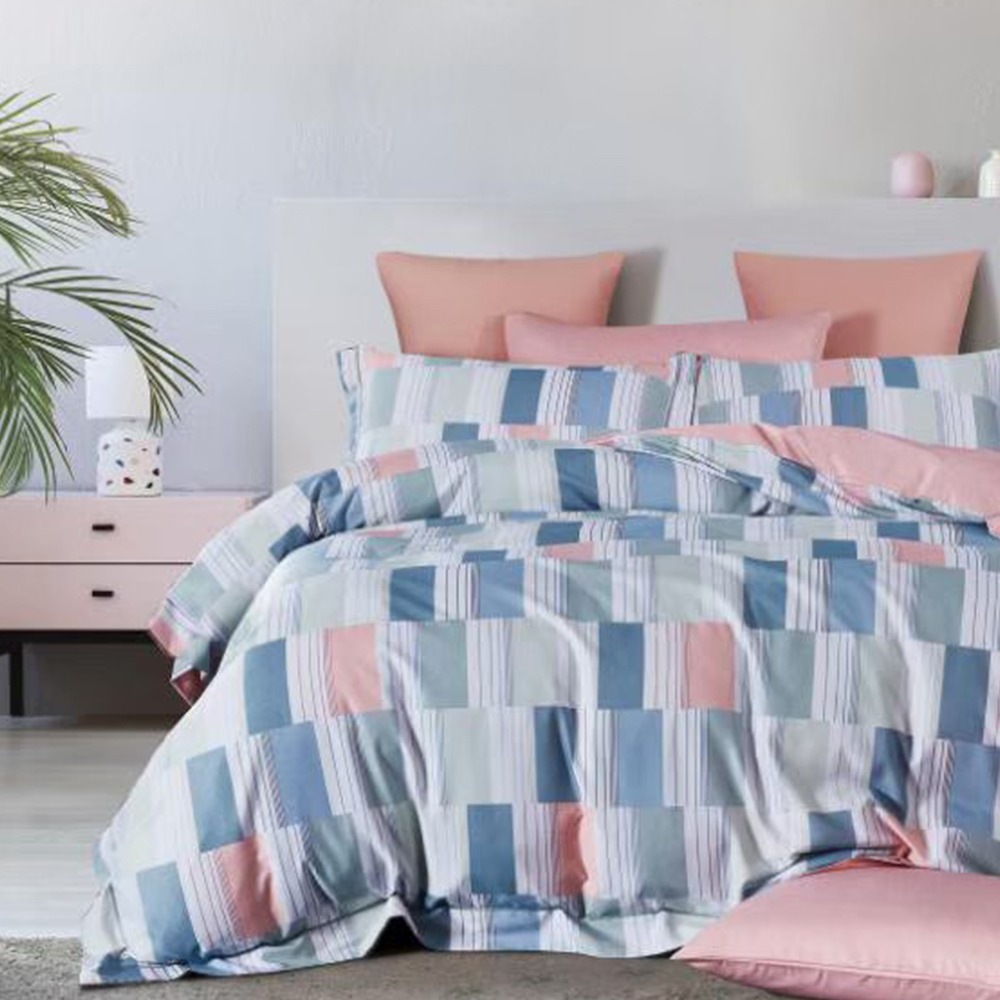 【金大器】50s萊賽爾纖維x3M吸濕排汗 床包四件組 床寢 床單 兩用被 套件組 薄床包 素色床包 高CP值床包-規格圖1