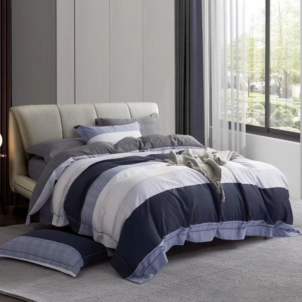 【金大器】50s萊賽爾纖維x3M吸濕排汗 床包四件組 床寢 床單 兩用被 套件組 薄床包 素色床包 高CP值床包-規格圖1