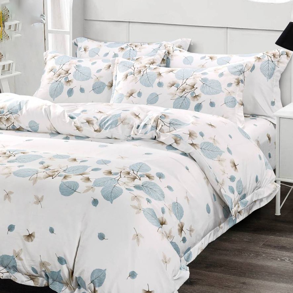 【金大器】50s萊賽爾纖維x3M吸濕排汗 床包四件組 床寢 床單 兩用被 套件組 薄床包 素色床包 高CP值床包-規格圖1