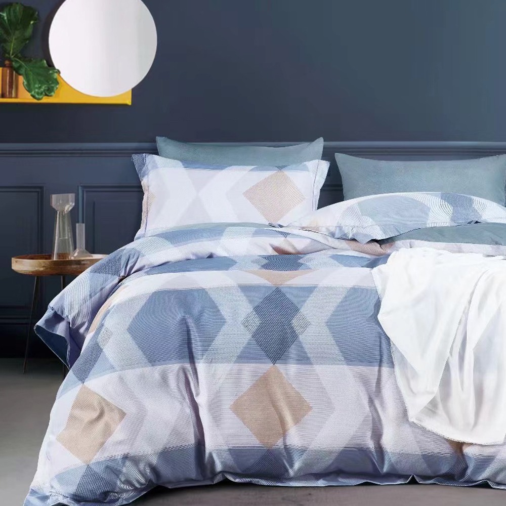 【金大器】50s萊賽爾纖維x3M吸濕排汗 床包四件組 床寢 床單 兩用被 套件組 薄床包 素色床包 高CP值床包-規格圖1