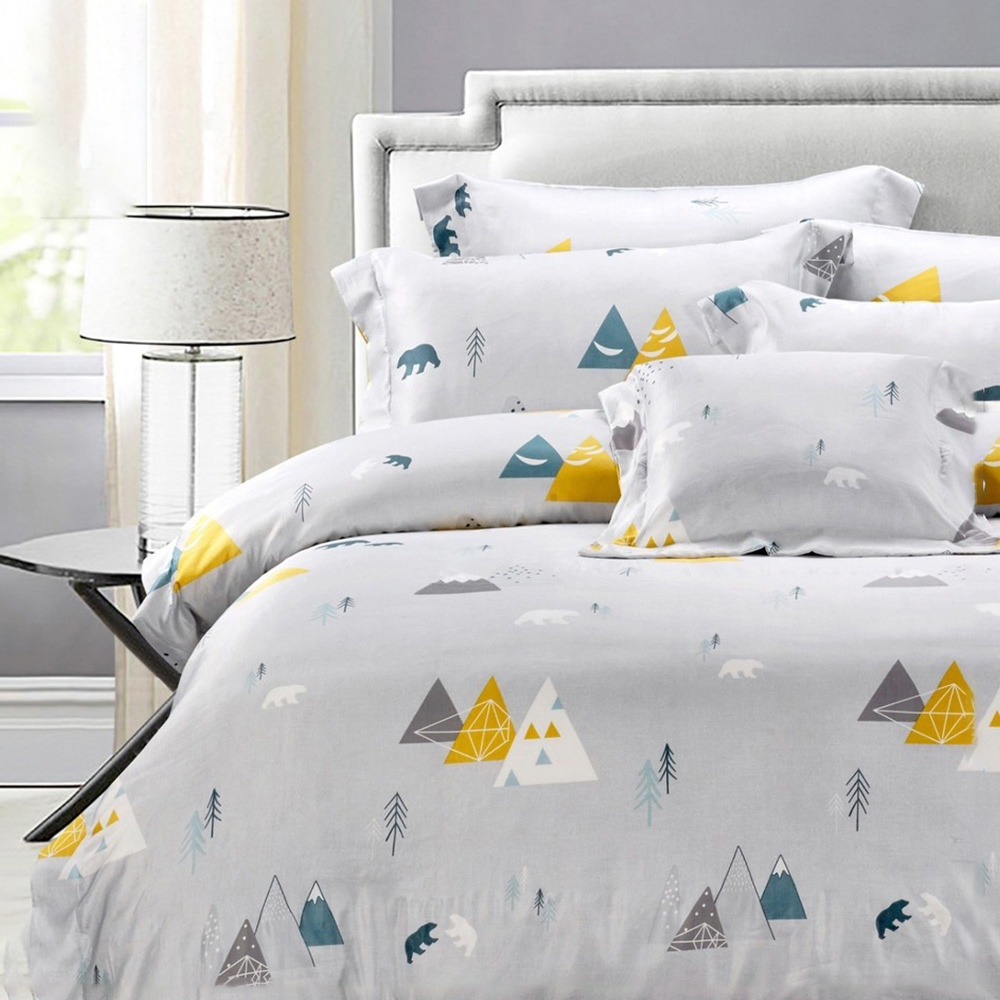 【金大器】50s萊賽爾纖維x3M吸濕排汗 床包四件組 床寢 床單 兩用被 套件組 薄床包 素色床包 高CP值床包-規格圖1