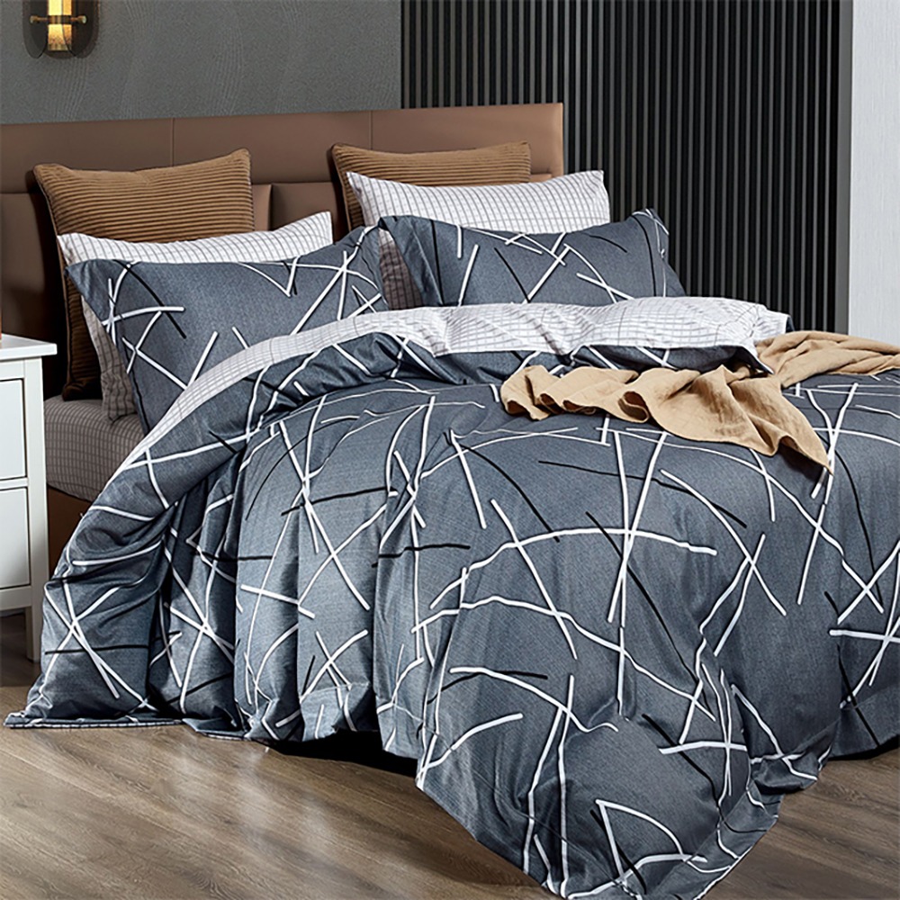 【金大器】50s萊賽爾纖維x3M吸濕排汗 床包四件組 床寢 床單 兩用被 套件組 薄床包 素色床包 高CP值床包-規格圖1