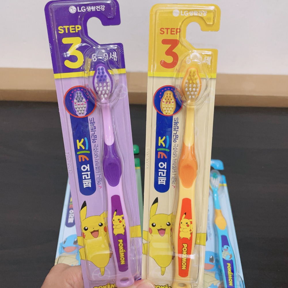 韓國直送 寶可夢牙刷 皮卡丘 傑尼龜牙刷-細節圖2
