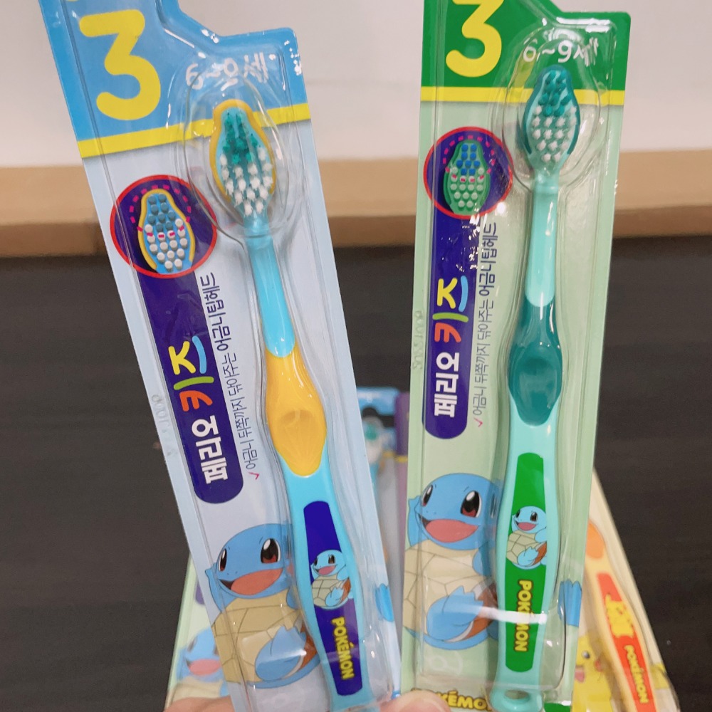 韓國直送 寶可夢牙刷 皮卡丘 傑尼龜牙刷-細節圖3