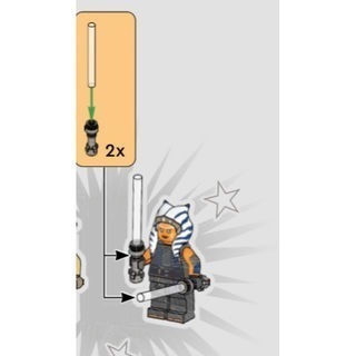 [Home&Brick] LEGO 75362 亞蘇卡 人偶拆售-細節圖2