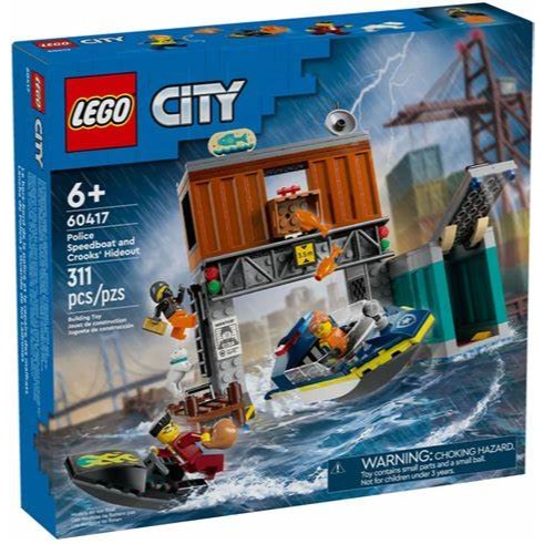 [Home&amp;Brick] LEGO 60417 警察快艇和壞蛋藏身處
