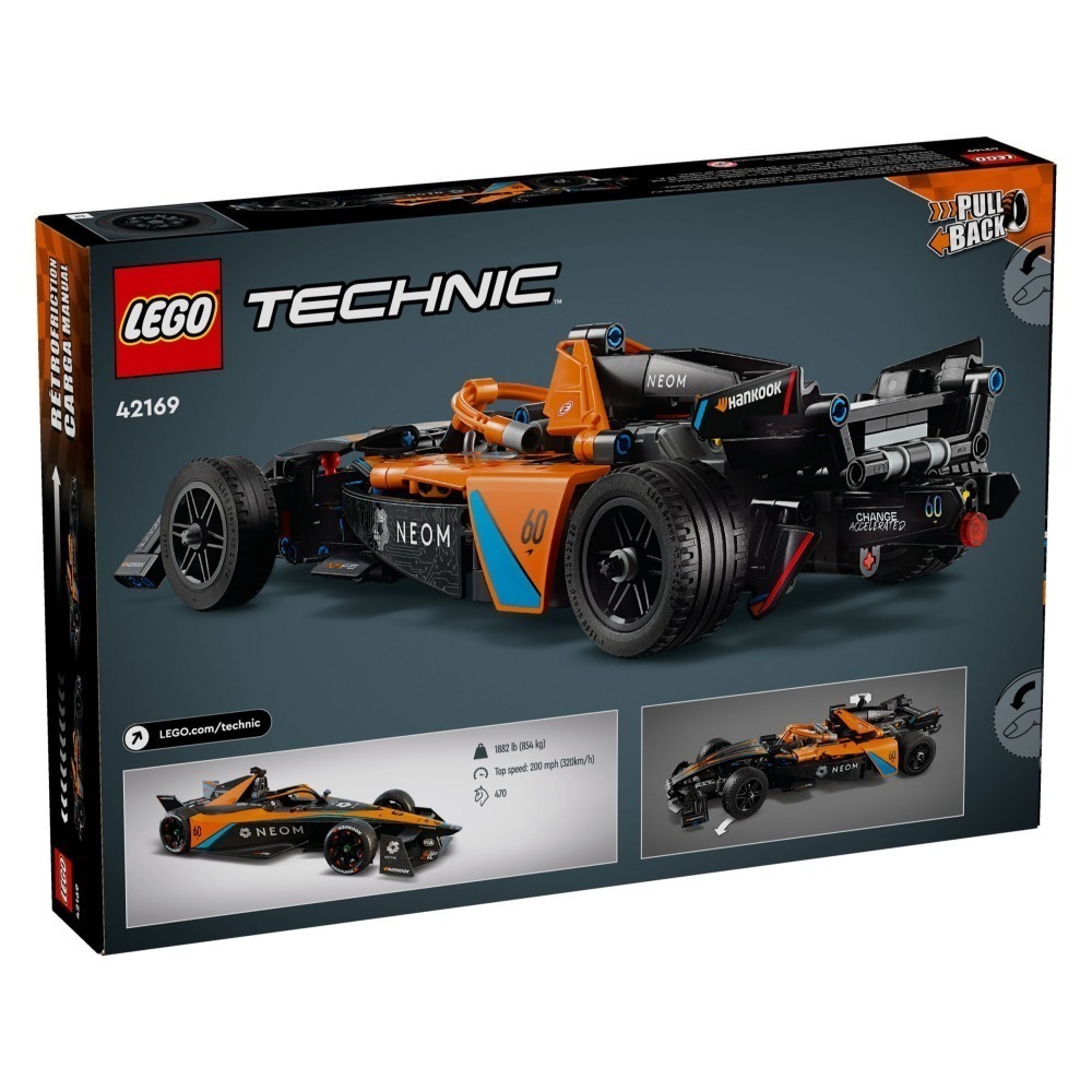 [Home&Brick] LEGO 42169 NEOM 麥拉倫FormulaE RaceCar-細節圖2