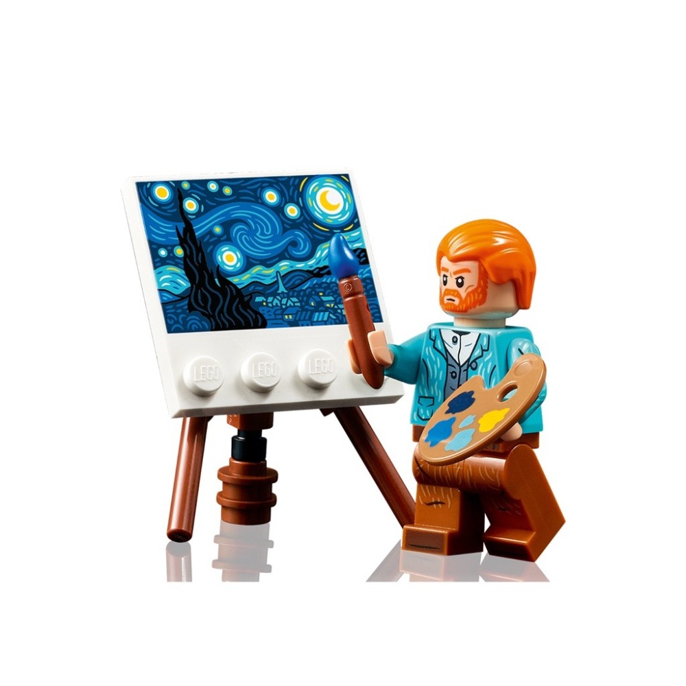 [Home&Brick] LEGO 21333 梵谷/The Starry Night-細節圖4