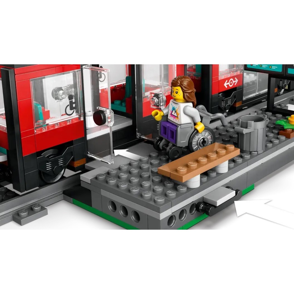 [Home&Brick] LEGO 60423 市區路面電車和車站-細節圖5