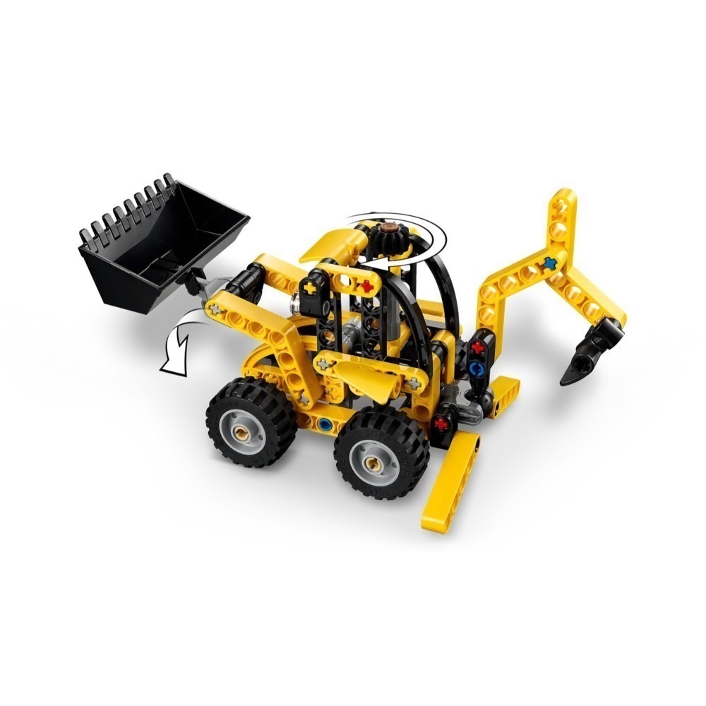 [Home&Brick] LEGO 42197 反鏟裝載機-細節圖6