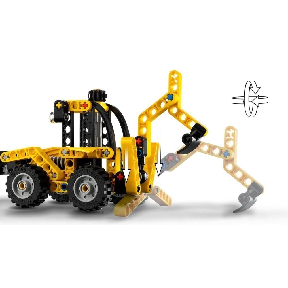 [Home&Brick] LEGO 42197 反鏟裝載機-細節圖7