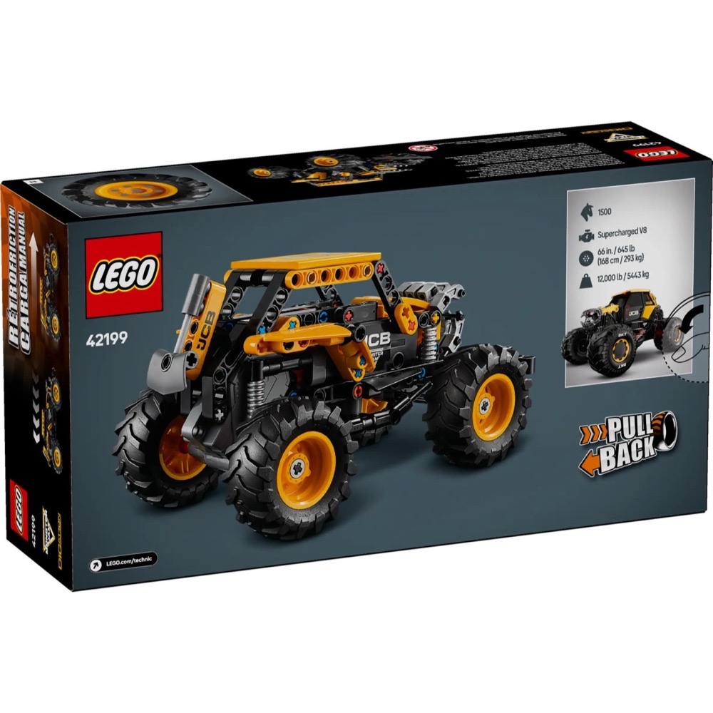 [Home&Brick] LEGO 42199 Monster Jam™ DIGatron™ Pull-Back-細節圖2