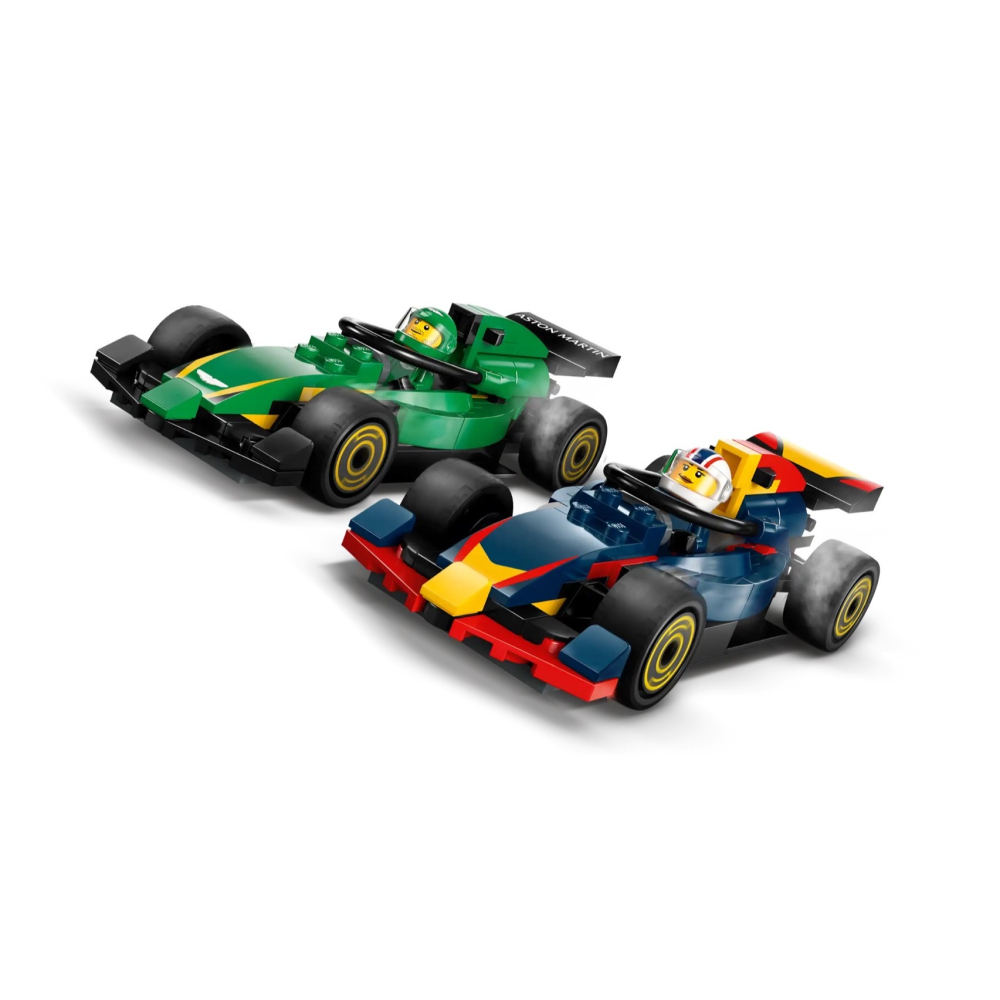 [Home&Brick] LEGO 60445  F1® 卡車和 RB20 與 AMR24 F1® 汽車-細節圖6