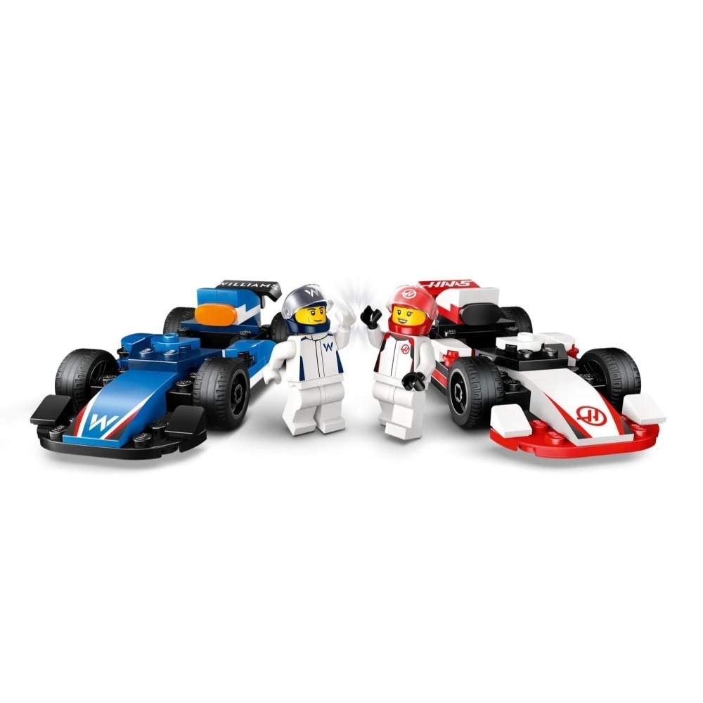 [Home&Brick] LEGO 60464  F1® Williams Racing 和 Haas F1® 賽車-細節圖4