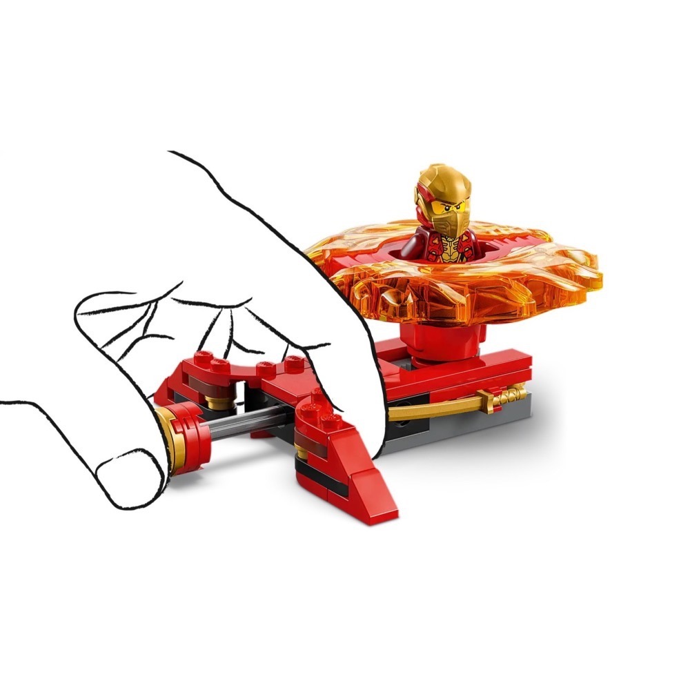 [Home&Brick] LEGO 71823 赤地的猛龍旋風忍術陀螺-細節圖4